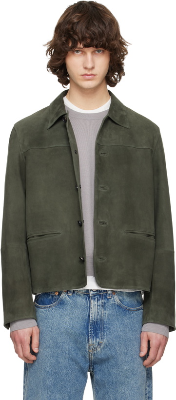 Photo: TONYWACK Green Goat Suede Chore Jacket
