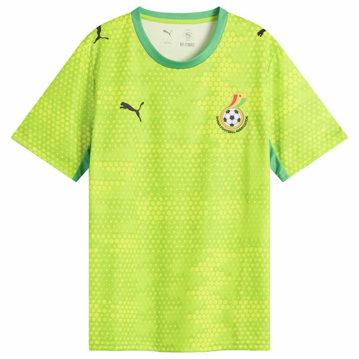 Puma Men's x GFA x Salehe Bembury Replica Match Goalkeeper Jersey in Lime Smash/Puma Men's Black