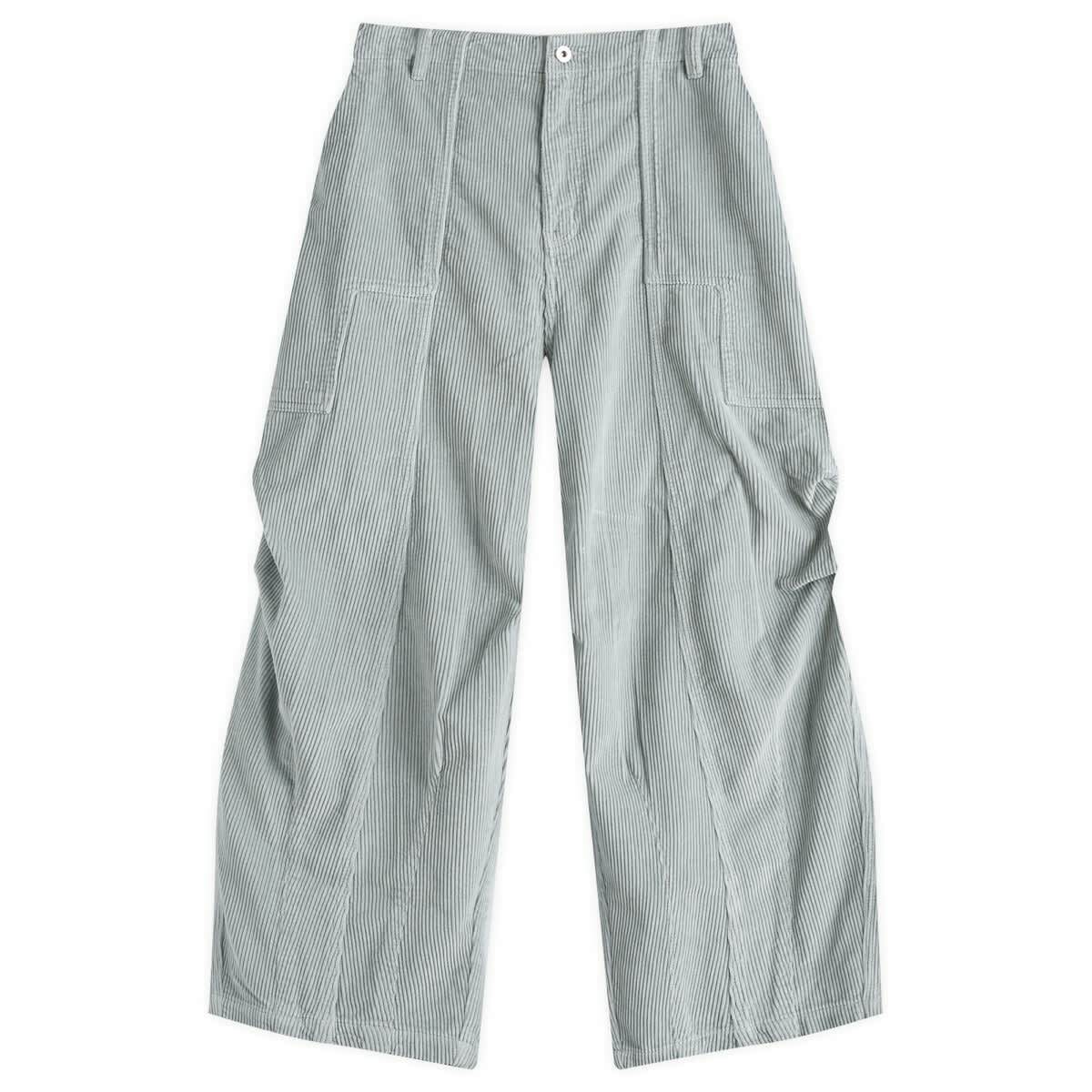 P.A.M. Men's Corduroy Pondering Trousers in Sky Grey