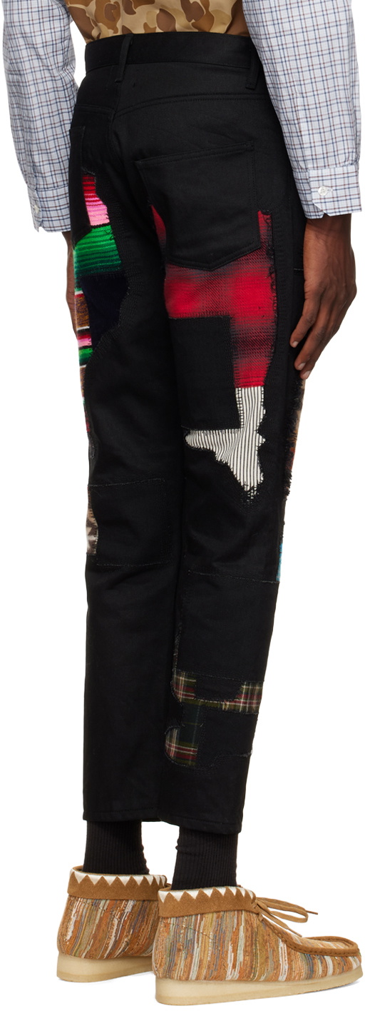 Junya Patchwork Junya Watanabe Black Patchwork Jeans Junya Watanabe