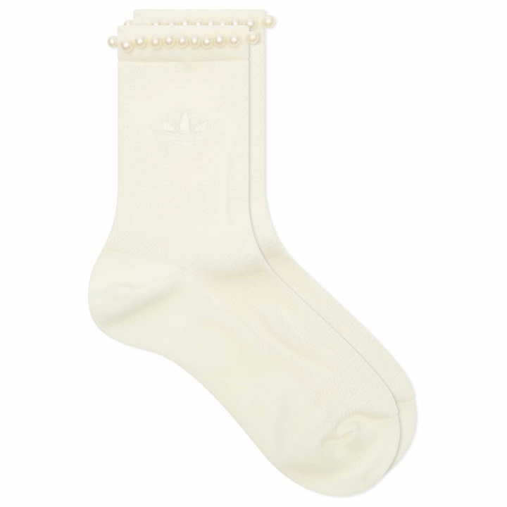 Photo: Adidas Women's Pearls Socks in Off White
