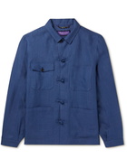 Ralph Lauren Purple label - Asher Slub Linen-Twill Jacket - Blue