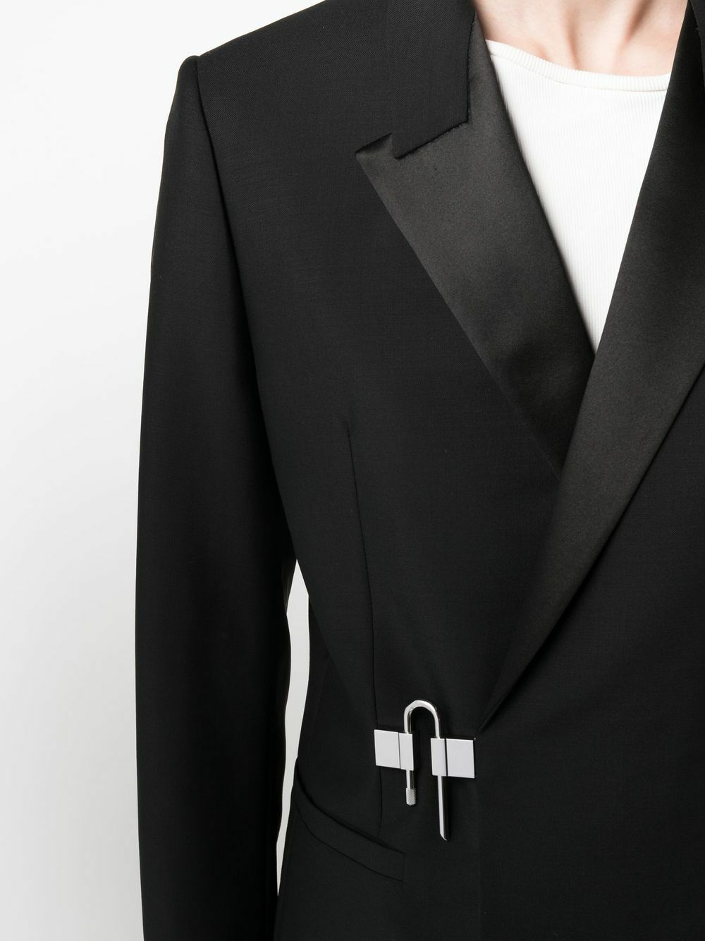 Givenchy Grey Wool Blazer with Pink details main image 0