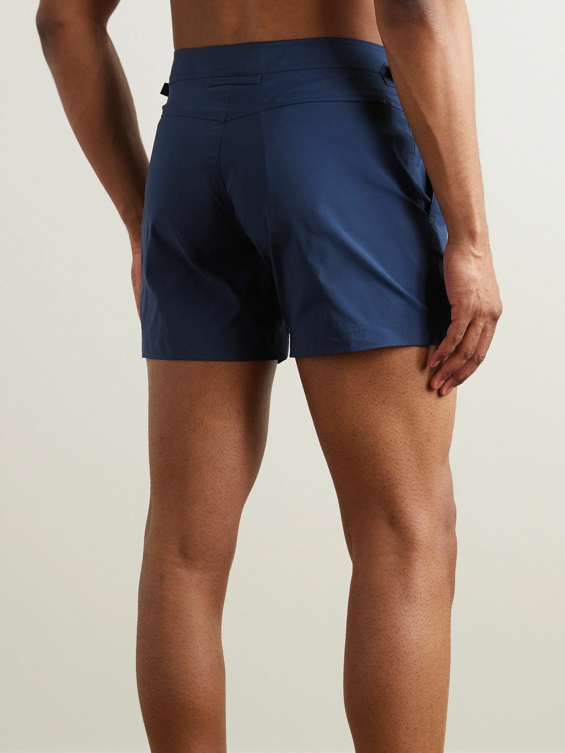 TOM FORD - Slim-Fit Short-Length Swim Shorts - Blue TOM FORD