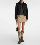 Burberry Marsh Burberry Check rain boots