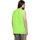 Robert Geller Green The Axium Tank T-Shirt