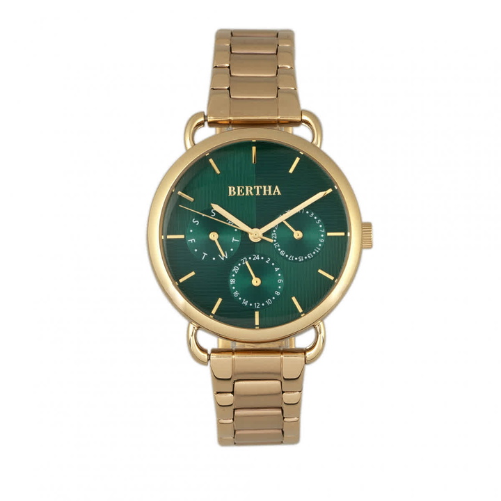 Photo: Bertha Gwen Green Dial Ladies Watch BR8302