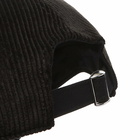 AMI Men's Small A Corduroy Cap in Black