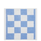 HAY Check Wash Cloth in Sky Blue 
