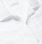 Engineered Garments - Camp-Collar Eyelet-Embellished Cotton Shirt - White
