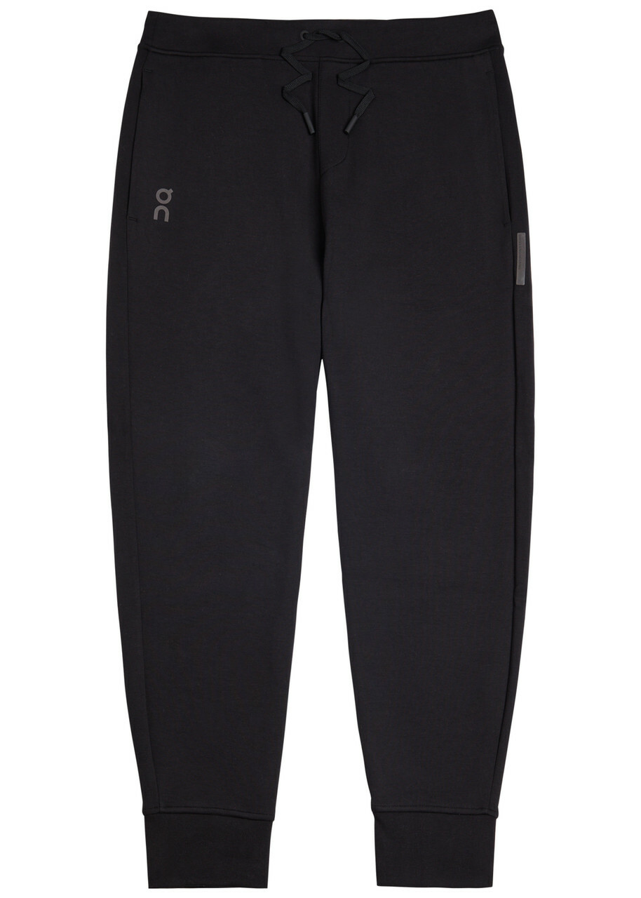 ON Focus Tech Cotton-blend Sweatpants Black