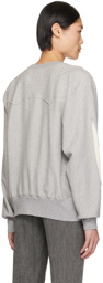 The Letters Gray Cutout Sweatshirt