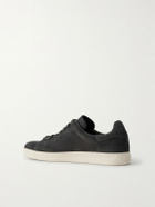 TOM FORD - Warwick Perforated Suede Sneakers - Gray