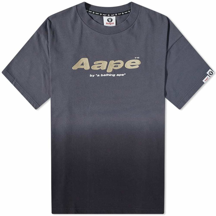 Photo: AAPE Men's Gradient Fade T-Shirt in Grey