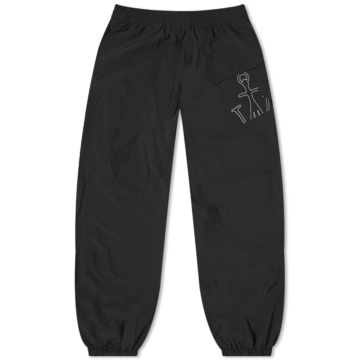 JW Anderson Men's Twisted Seam Trousers in Black JW Anderson