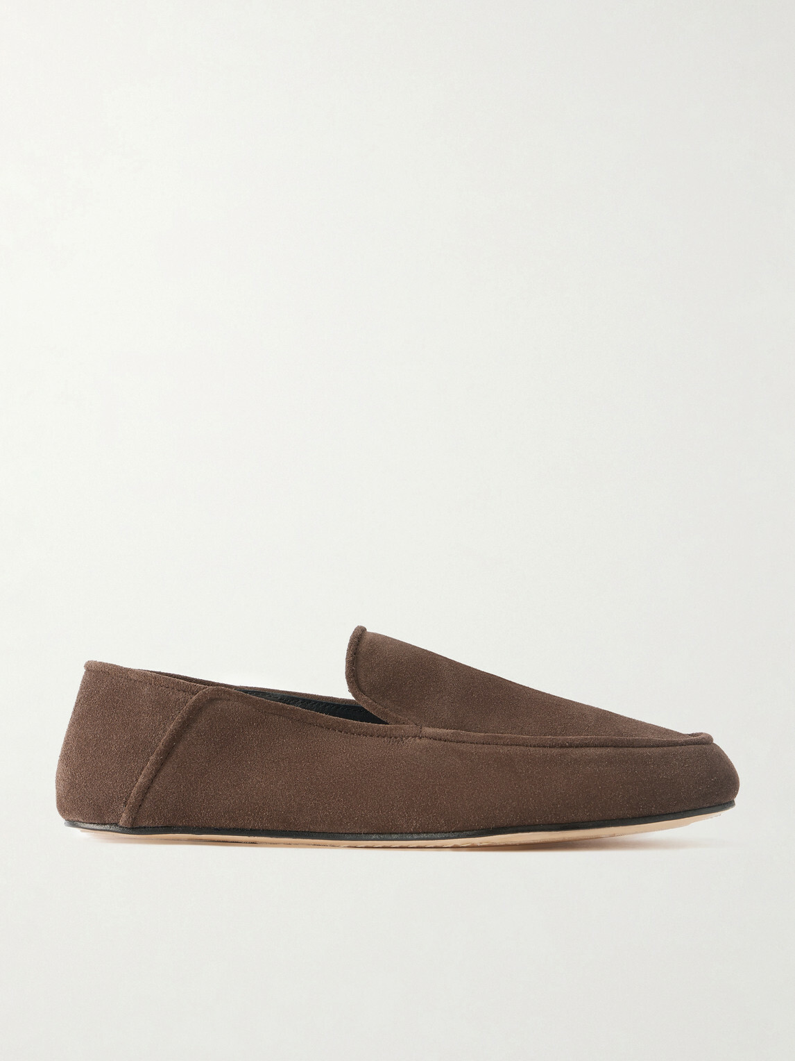 George Cleverley - Mayfair II Collapsible-Heel Suede Loafers - Brown