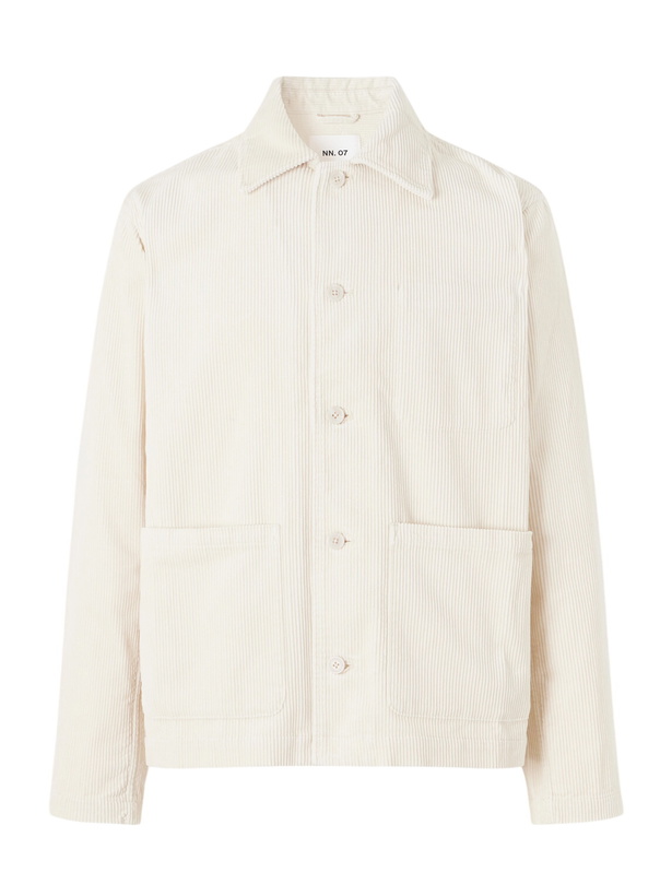 Photo: NN07 - Morgan 50004 Organic Cotton-Corduroy Jacket - Neutrals