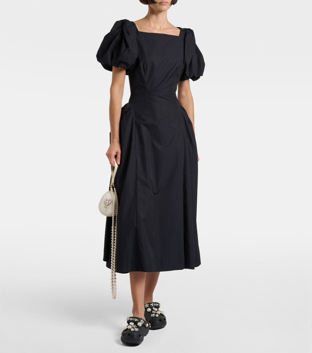 Simone Rocha x Crocs embellished platform clogs