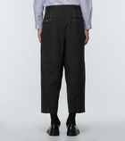 Comme des Garcons Homme - Cropped twill pants