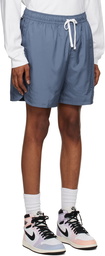 Nike Blue Embroidered Shorts