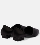 Toteme The Peep-Toe satin flats