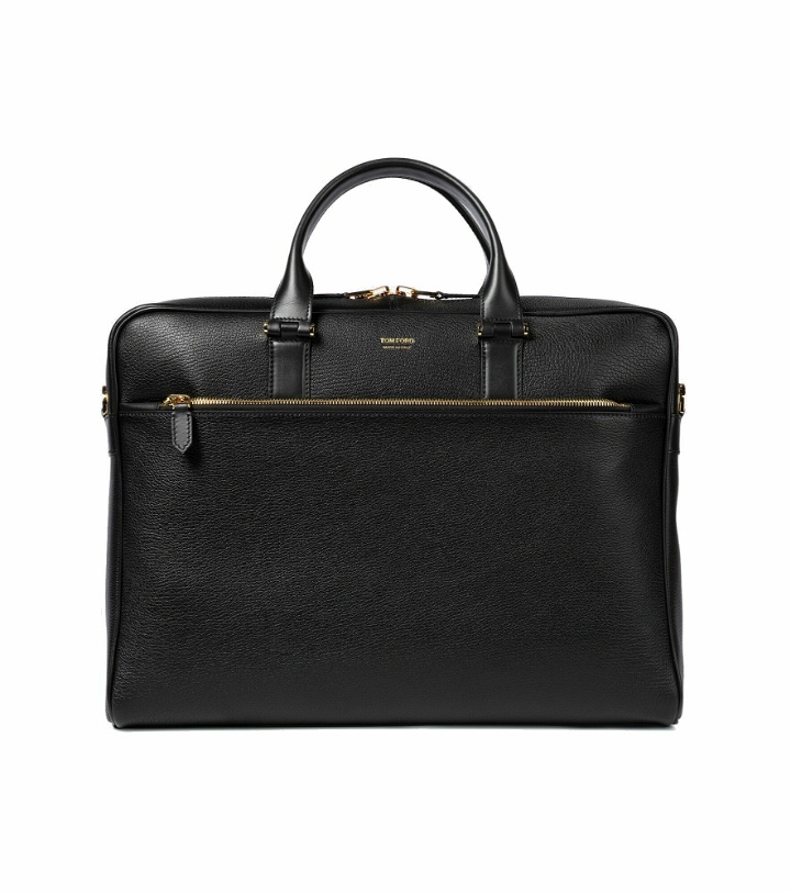 Photo: Tom Ford - Grained leather briefcase