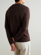 Onia - Stretch Cotton-Jersey Sweatshirt - Brown