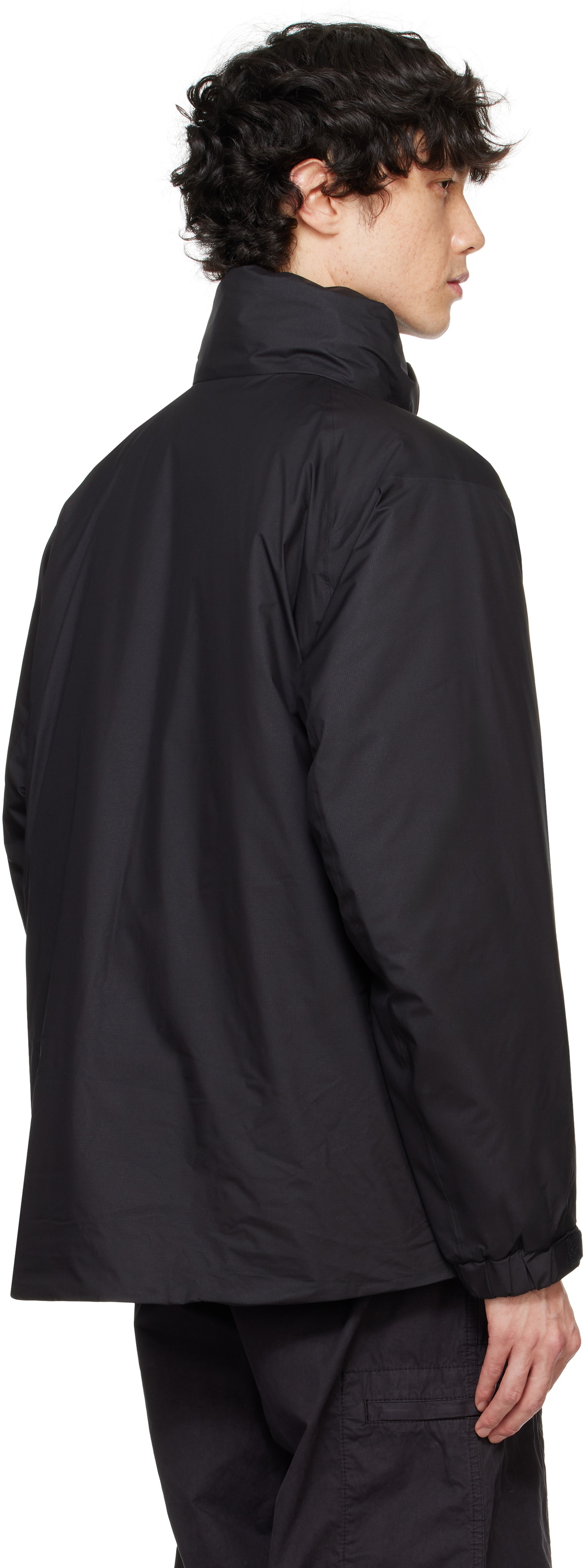 Goldwin Black WINDSTOPPER BY GORE-TEX LABS Puffy Jacket Goldwin
