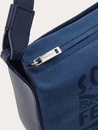 Ferragamo Mens Shoulder bag with logo in Blue