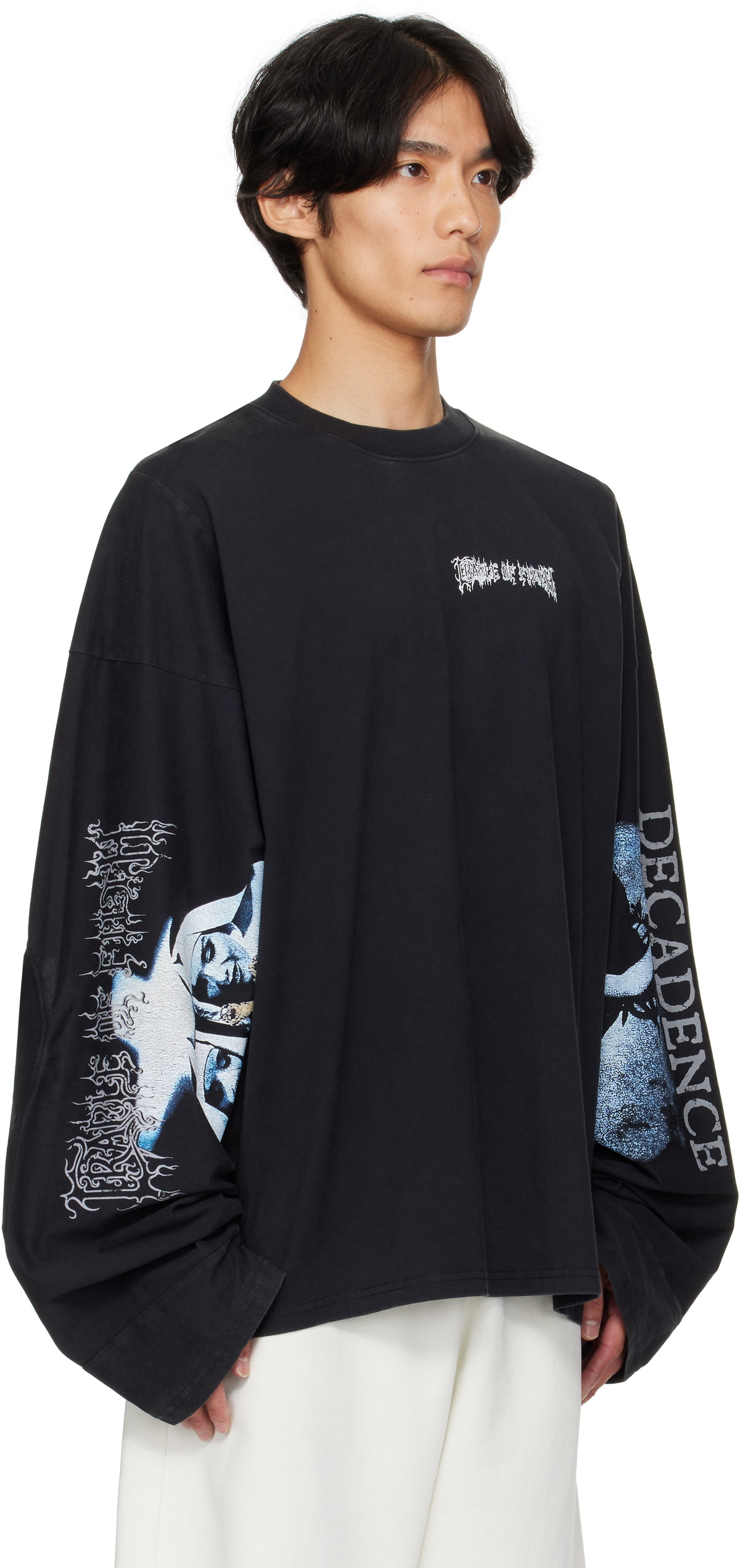 T-shirt Cradle Of Filth 'Decadence' Noir - Officiel Et Neuf Avec étiquettes