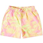 Nike Swim Men's Floral Fade 5" Volley Short in Pink Spell
