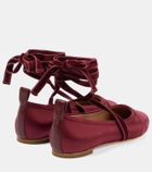 Malone Souliers Spencer satin ballet flats