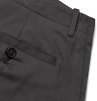 The Row - Chad Cotton-Twill Trousers - Gray