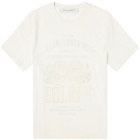 Golden Goose Men's Gauze Flower Mills Print T-Shirt in Heritage White/Multi