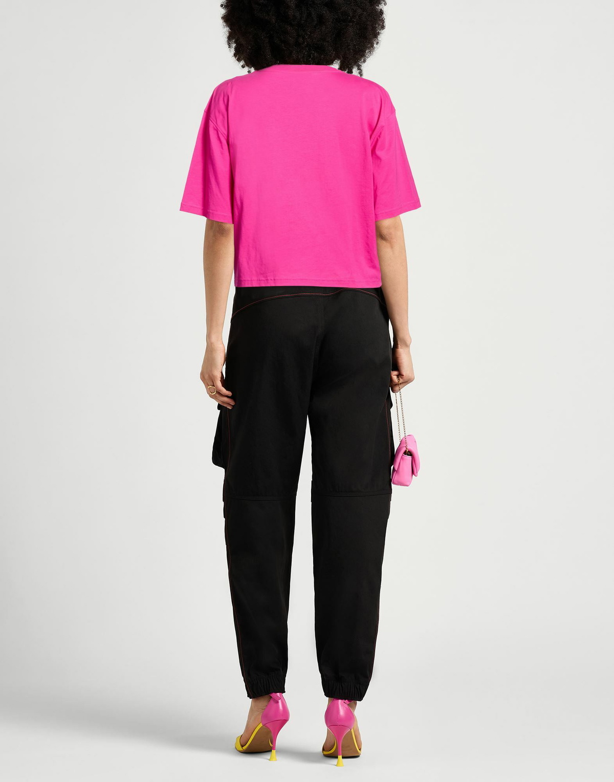 Moschino Womens T-shirt Fuchsia