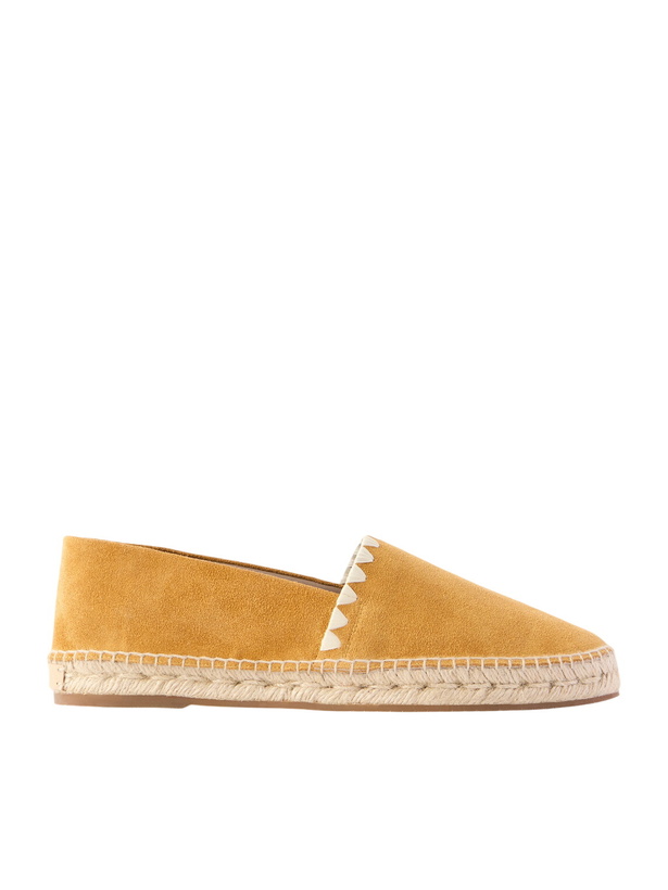Photo: Manolo Blahnik - Raito Suede Espadrilles - Orange