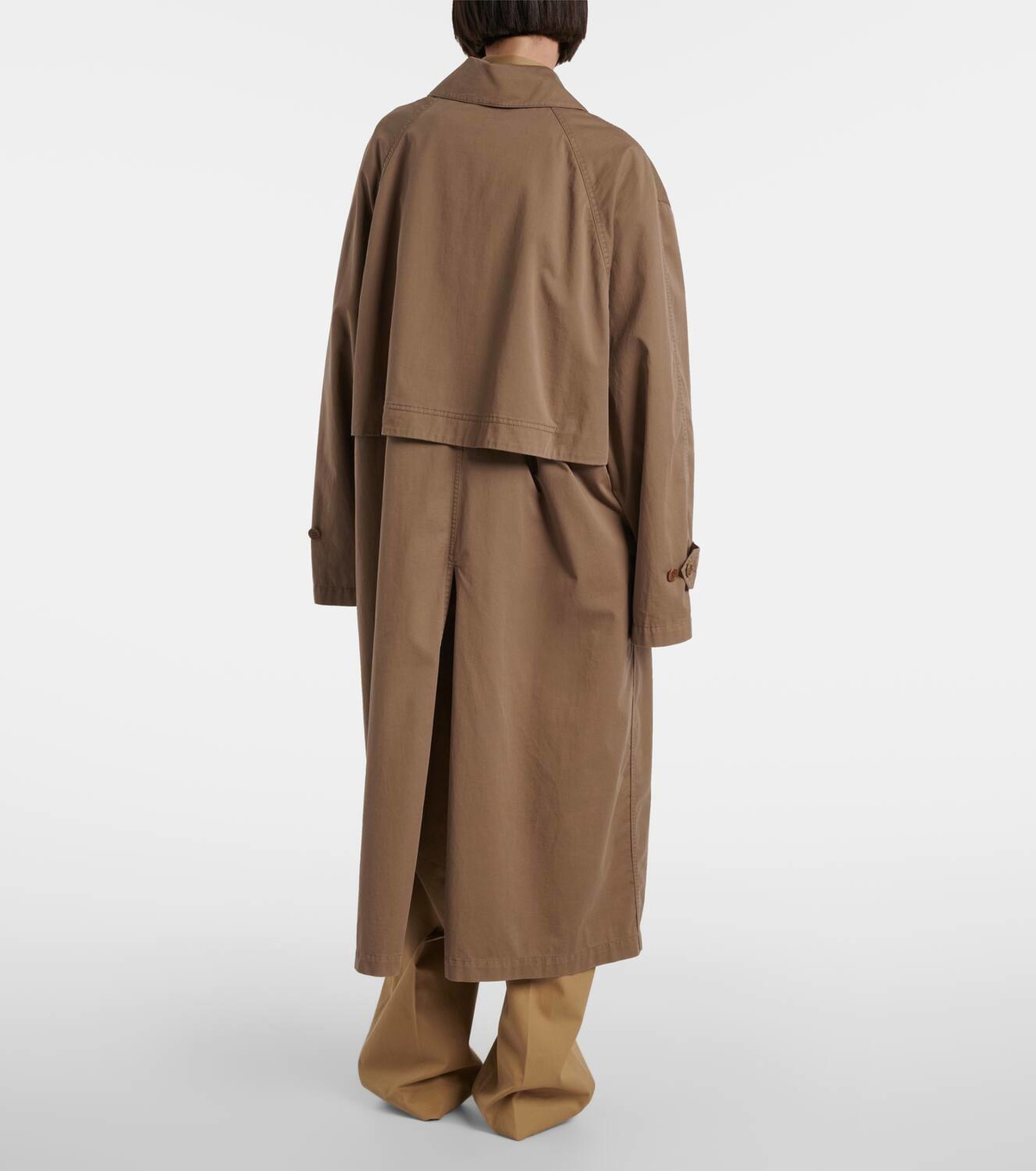 The Row Rocco cotton and cashmere gabardine coat The Row