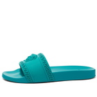 Versace Men's Medusa Pool Slide in Green