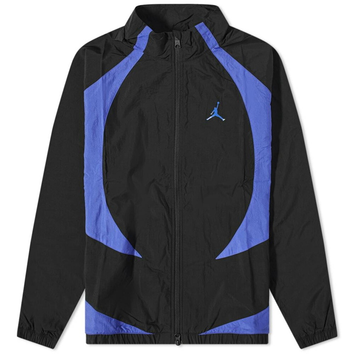Photo: Nike Men's Air Jordan Sport Warm Up Jacket in Black/Lapis