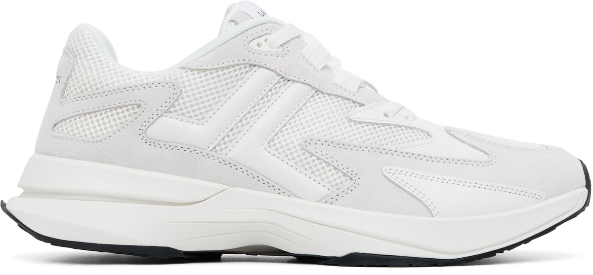 Lanvin White & Off-White JLA Mesh Sneakers Lanvin