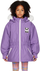 Mini Rodini Kids Purple Panda Jacket