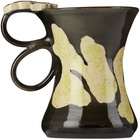 Handle With Care by Christian Moses Black & Green New York Mug