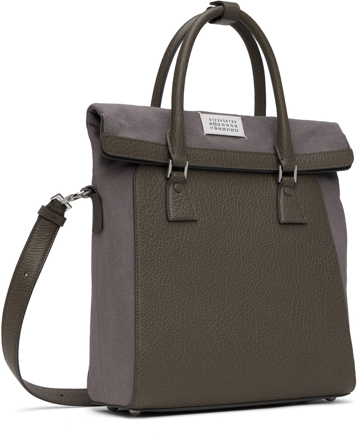 Maison Margiela Gray 5AC Daily Vertical Small Tote Maison Margiela