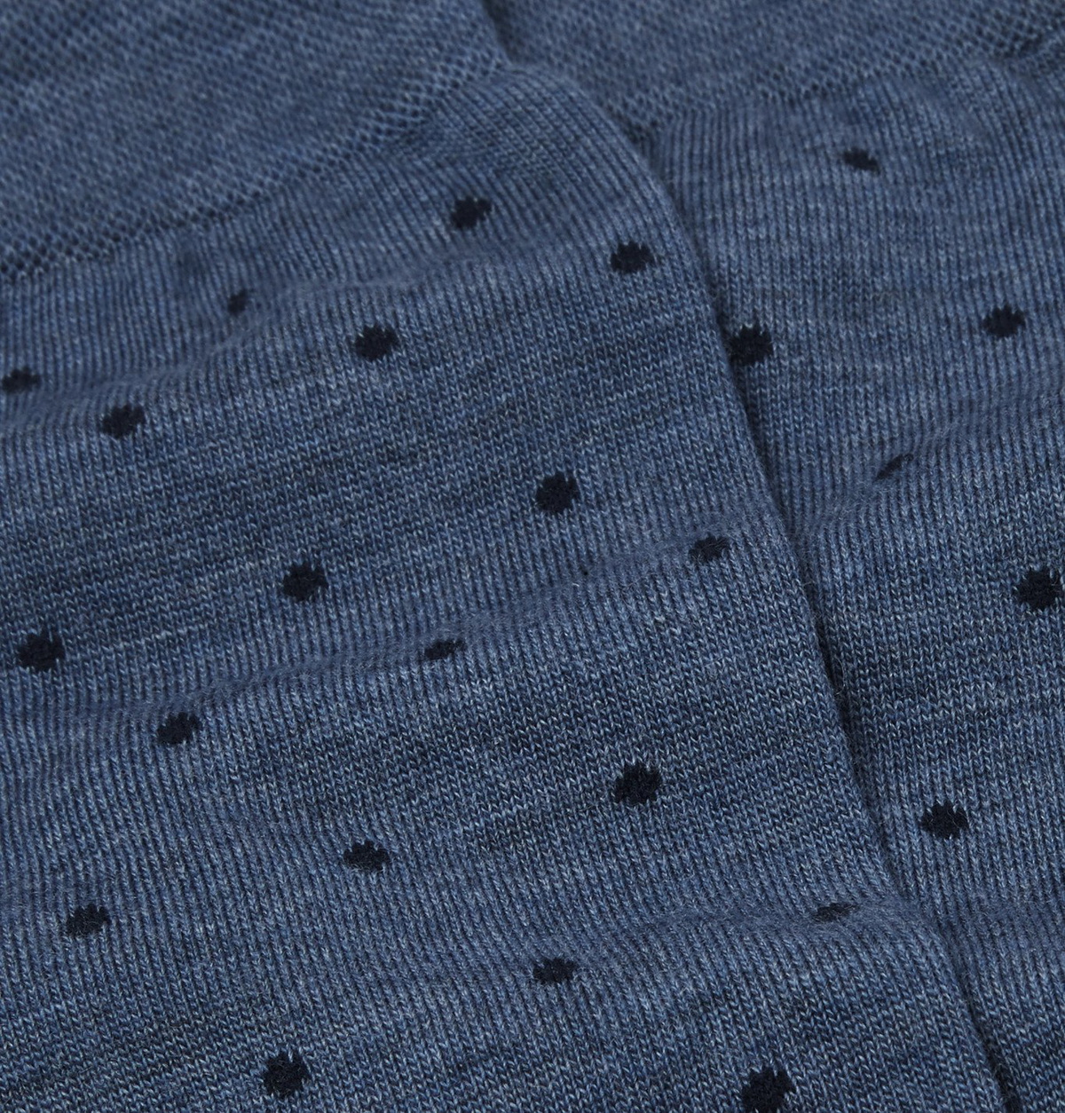 Marcoliani - Polka-Dot Merino Wool-Blend Socks - Blue