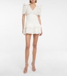 LoveShackFancy Rena embroidered cotton minidress