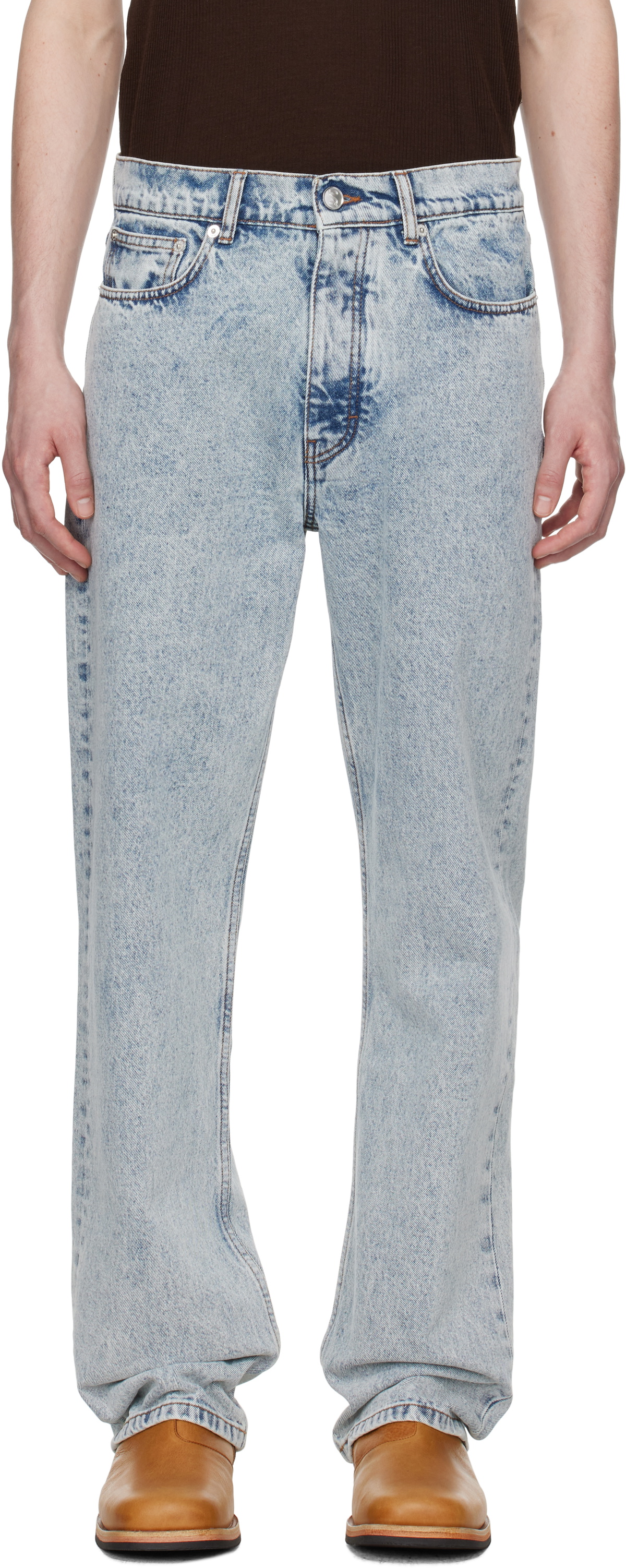 Séfr Blue Classic Cut Jeans
