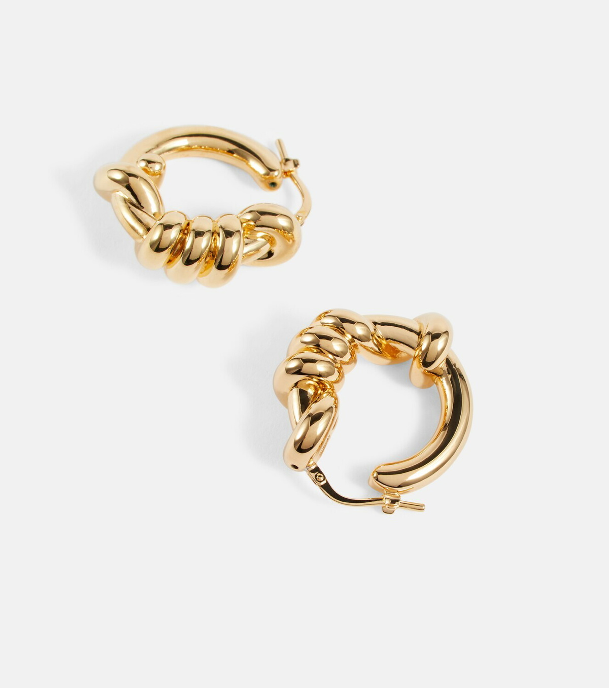 ピアス JIL SANDER  Hoop earrings Large hoop earrings in silver - Jil Sander | Mytheresa