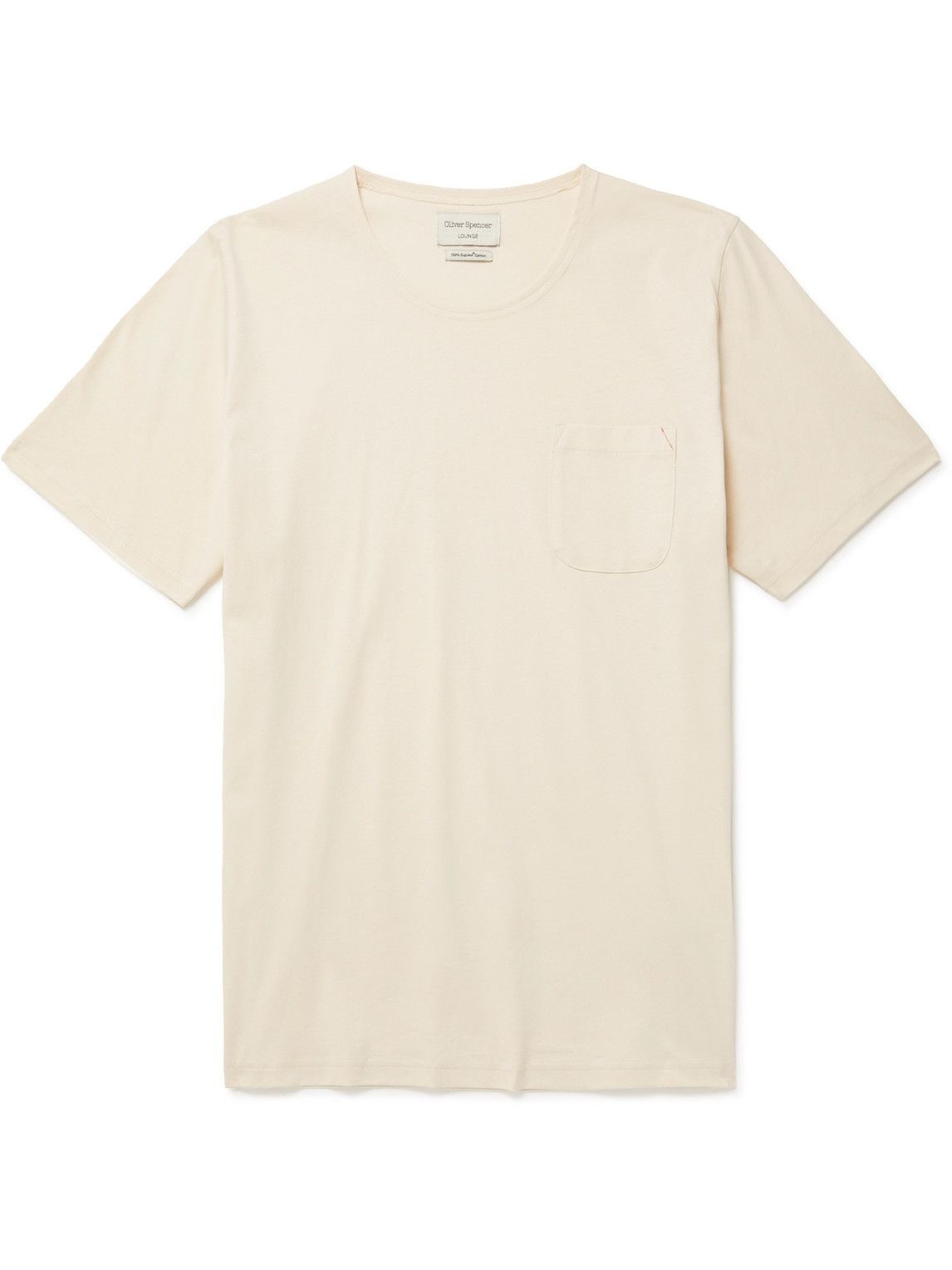 Photo: Oliver Spencer Loungewear - York Supima Cotton-Jersey T-Shirt - Neutrals