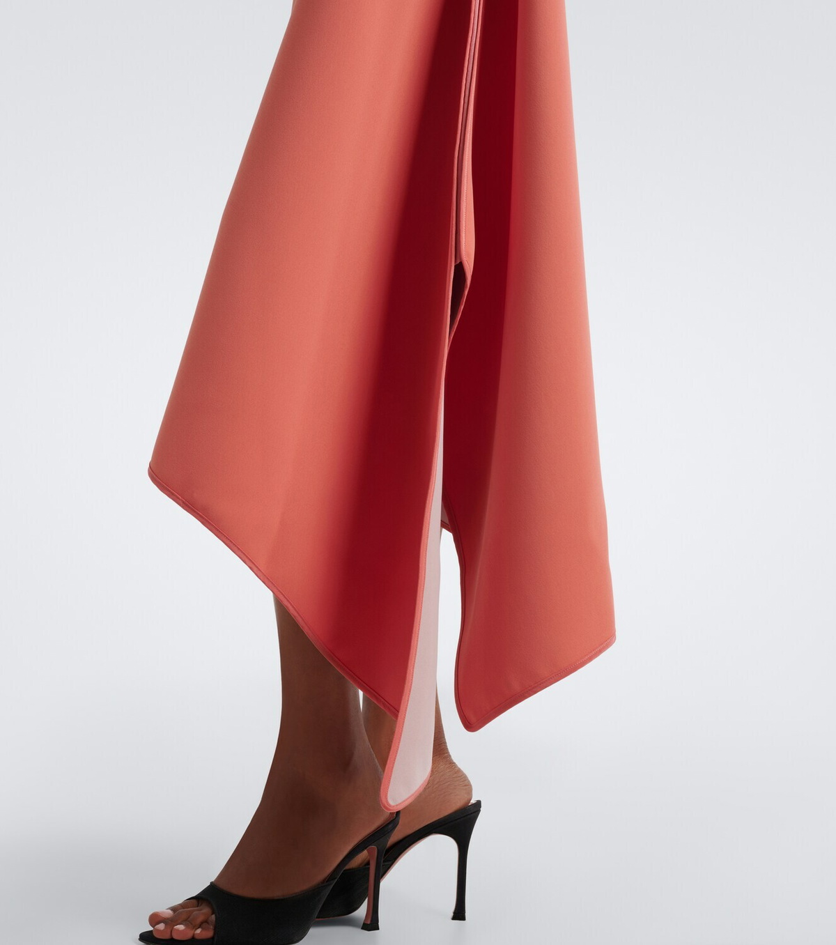 Maticevski Lash draped asymmetric midi dress