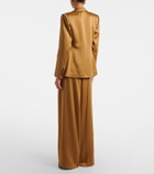 Blazé Milano Husi satin palazzo pants
